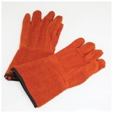 Orange autoclave glove